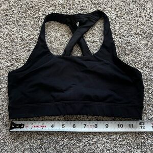 Lululemon “Time to Sweat” Sports Bra in black